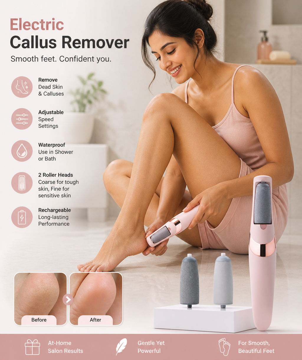Electric Callus Remover — Smooth, Soft Feet in Minutes